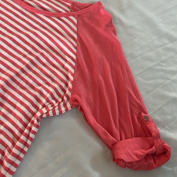 Izod Roll Up Sleeve Tshirt - Picture 4 of 7